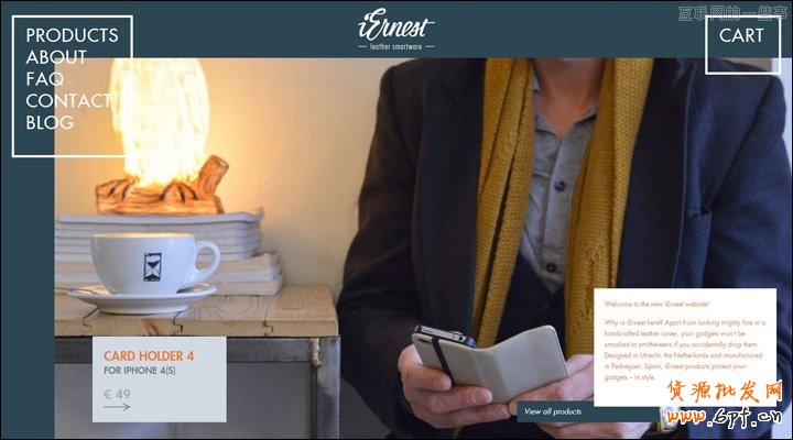 酷站欣賞：18例簡(jiǎn)約的網(wǎng)頁(yè)設(shè)計(jì)案例賞析,互聯(lián)網(wǎng)的一些事