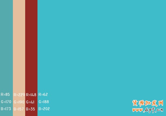 最舒服的顏色搭配值，很有用哦，特別是做設(shè)計(jì)的??！