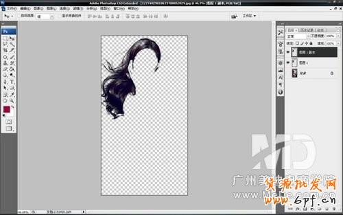 如何使用PS濾鏡來(lái)?yè)溉☆^發(fā)圖片
